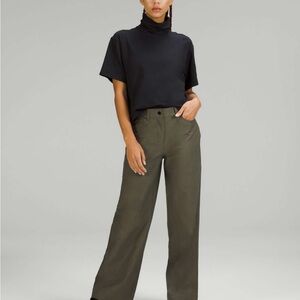 Lululemon City Sleek Wide Leg Utilitech Pant Size 26
